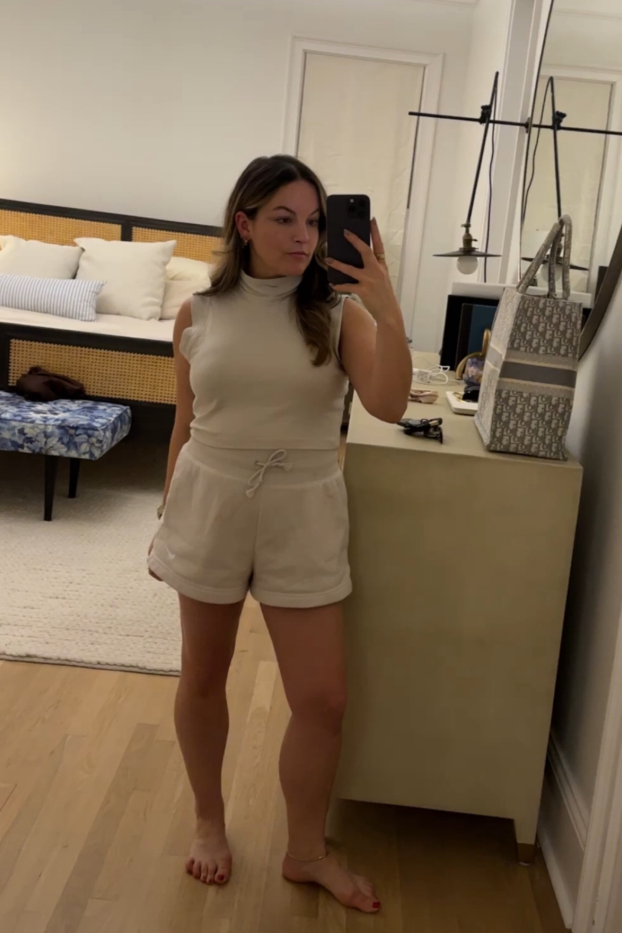 nike matching set 🫶🏼 wearing small shorts and medium top 