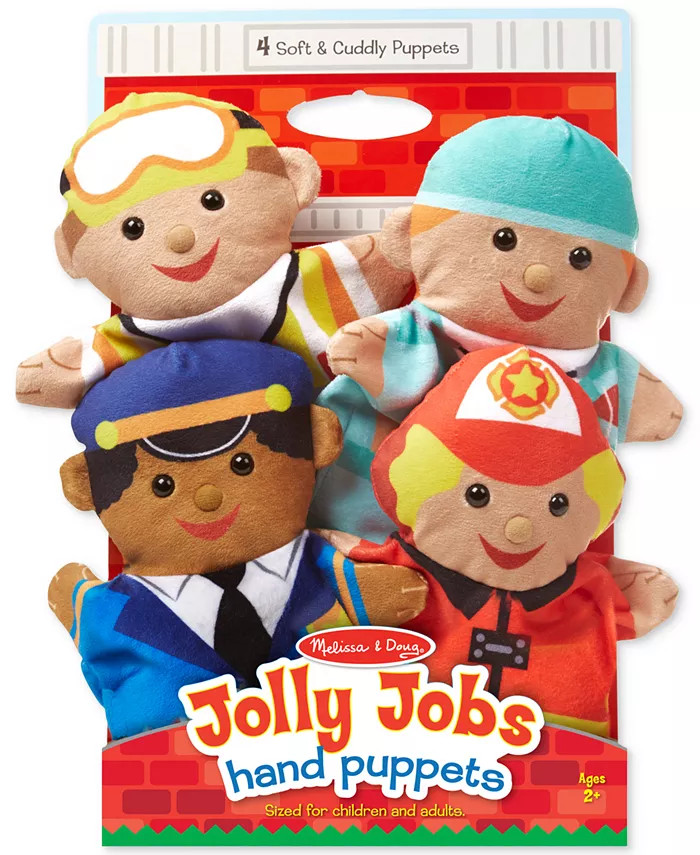 Melissa and Doug Kids' Jolly Jobs Hand Puppets Set & Reviews - All Toys - Macy's | Macys (US)