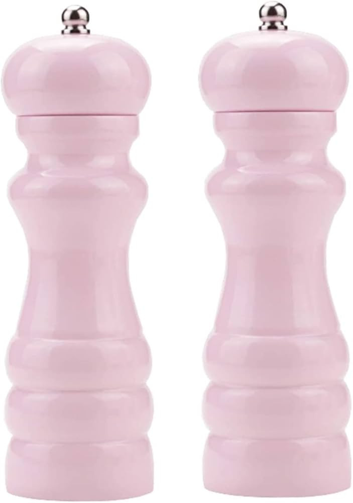 Refillable Pepper Mill 2 Pcs Manual Spice Grinder,Wooden Spice Jar With Adjustable Coarseness,for... | Amazon (US)