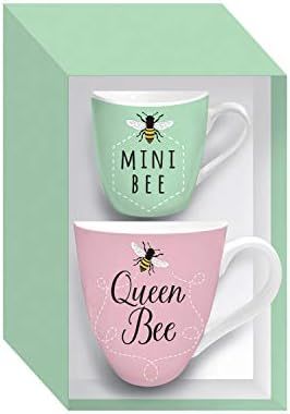 Cypress Home Beautiful Queen Bee Mini Bee Mommy and Me Cup Gift Set - 6 x 4 x 4 Inches Homegoods ... | Amazon (US)
