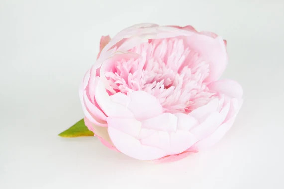 Peony Supreme in Light Pink  5 Inches  Silk Flowers | Etsy | Etsy (US)