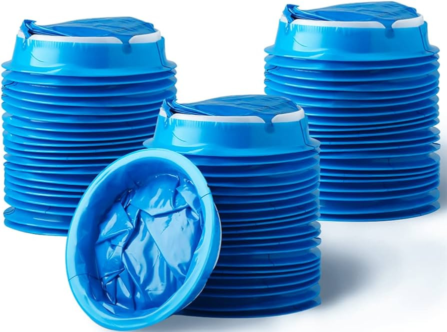 Valchoose 60 Pack Barf Bags Disposable, Puke Bags, 1000ml High Density Vomit Bags, Perfect for Mo... | Amazon (US)