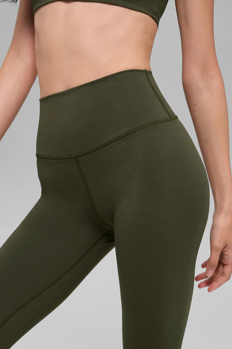 ALO Softsculpt High-Waist Legging - Green Olive | Alo Yoga (US)