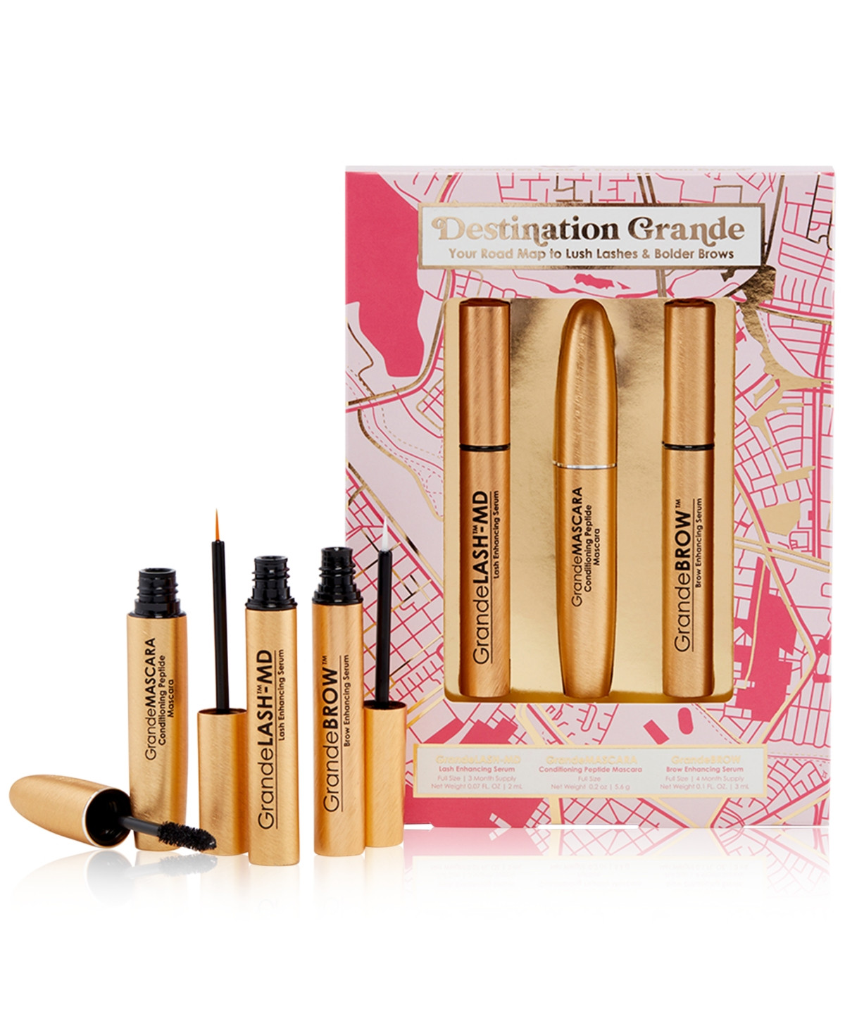Grande Cosmetics 3-Pc. Destination Grande Lash & Brow Set | Macys (US)