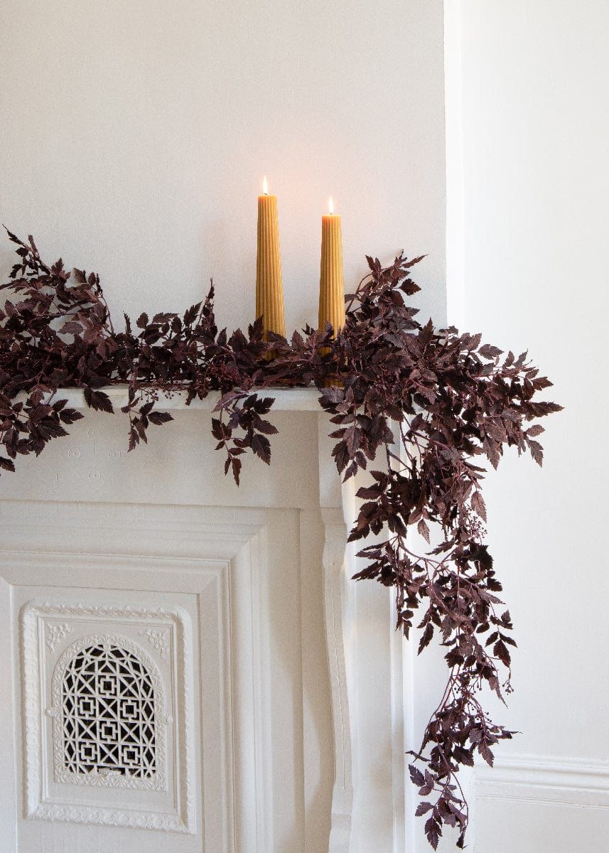 Plum Cimicifuga Seeded Garland - 6' | Afloral