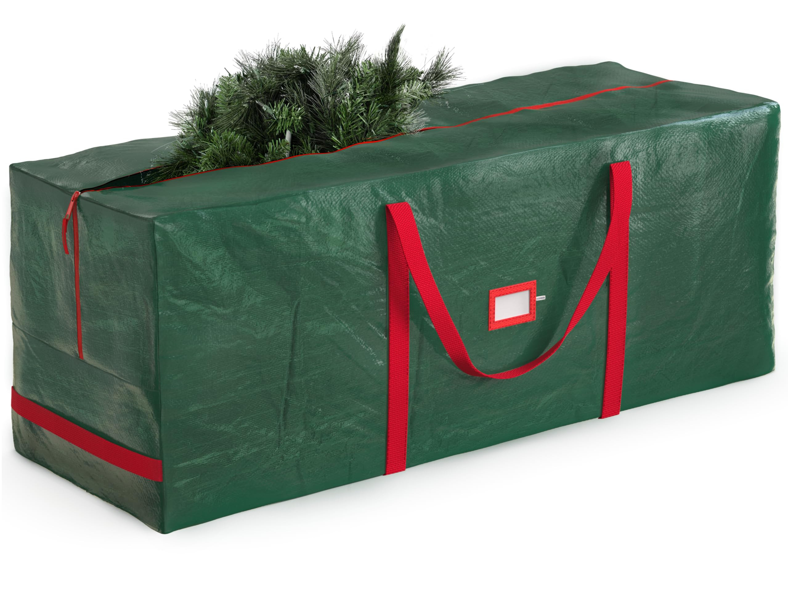 Zober Large Christmas Tree Storage Bag - Fits 9 Ft Artificial Trees - Plastic, Waterproof Christm... | Amazon (US)