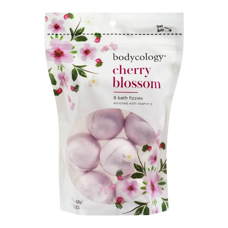 Bodycology Bath Fizzies, Cherry Blossom, 2.1 oz - 8 count | Walmart (US)