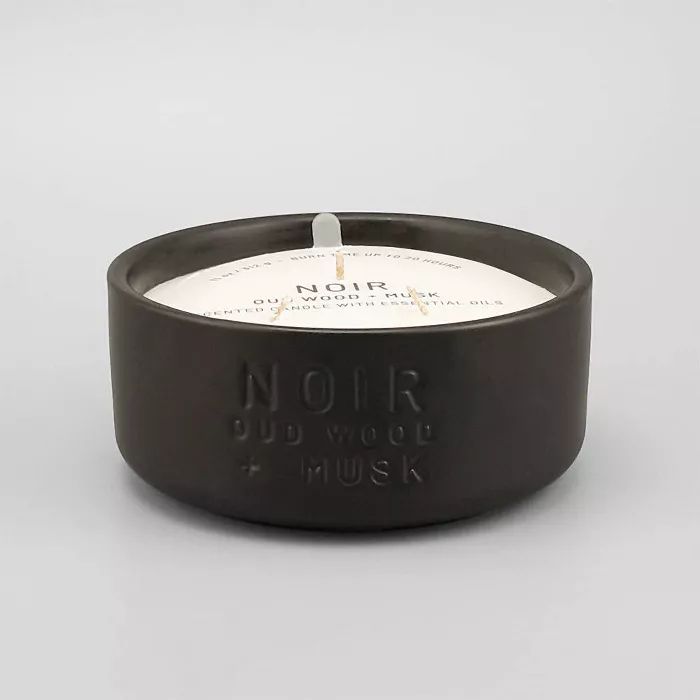 11oz Ceramic Jar 3-Wick Candle Noir - Oud Wood & Musk - Project 62&#8482; | Target