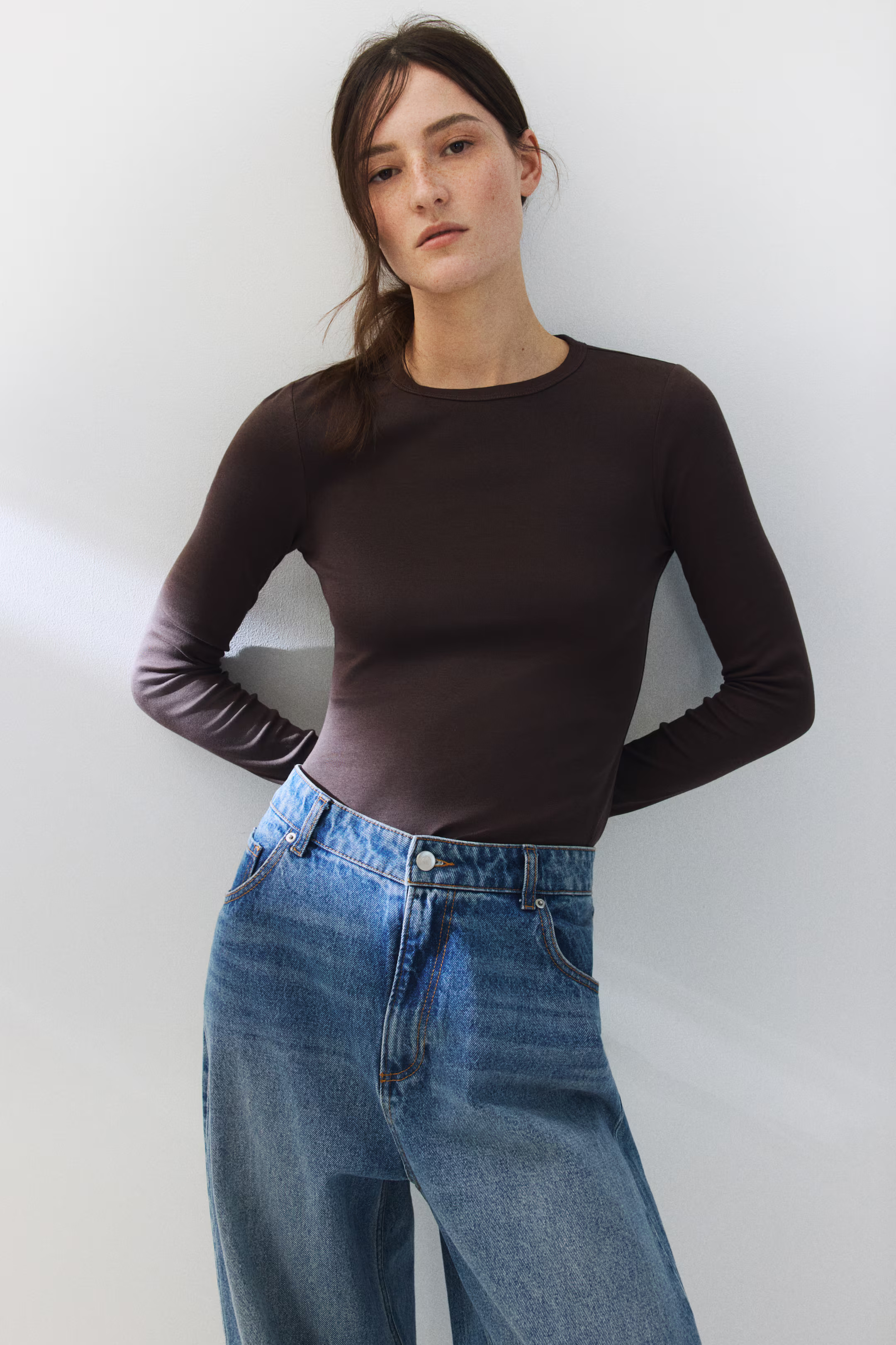 Top à manches longues en jersey | H&M (FR, IT, ES, PT, BE)