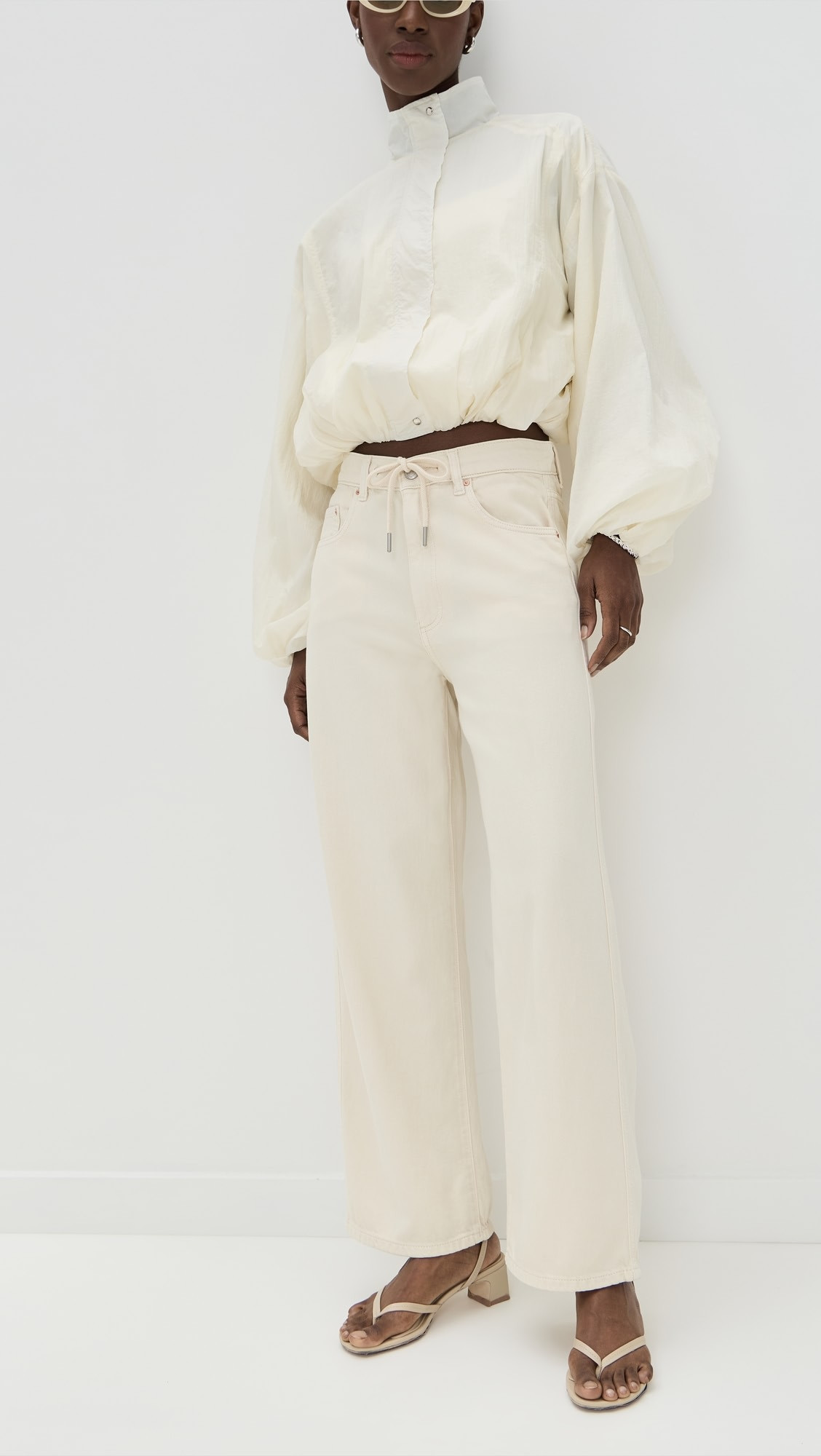 Aura Taylor Barrel Drawstring Jeans | Shopbop