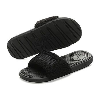 Puma Womens Cool Cat Sherpa Slide Sandals | JCPenney