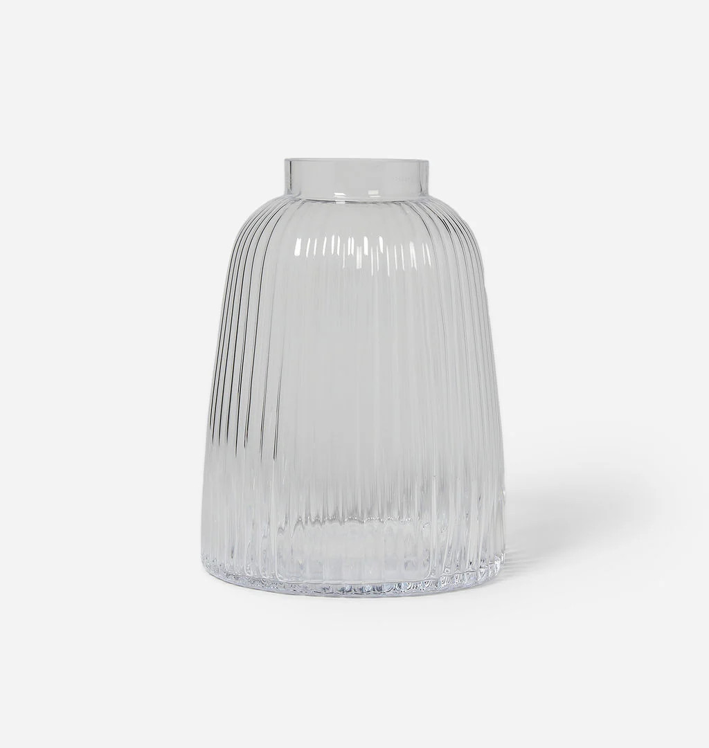 Silverlake Fluted Glass Vase | Amber Interiors