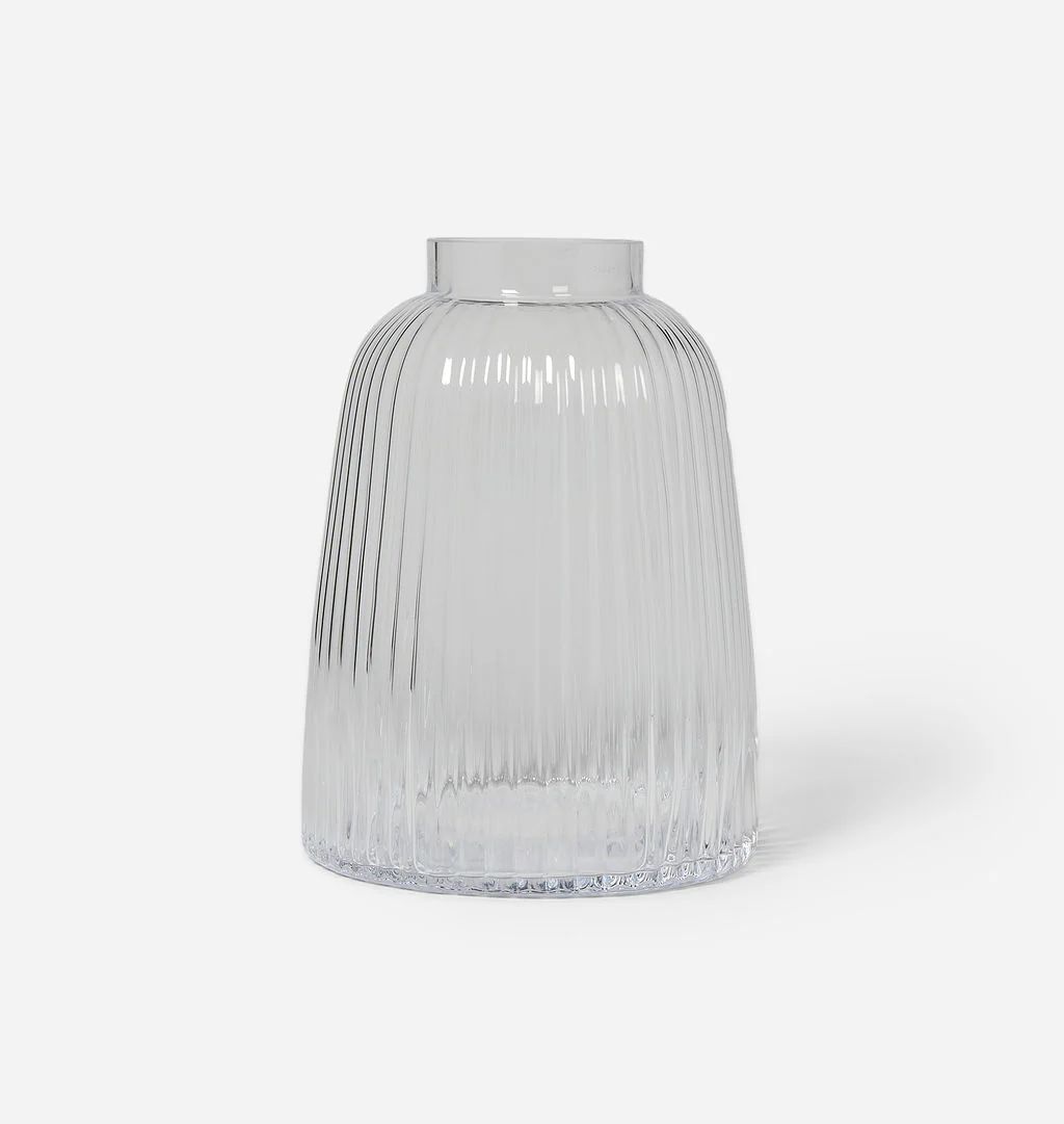 Silverlake Fluted Glass Vase | Amber Interiors