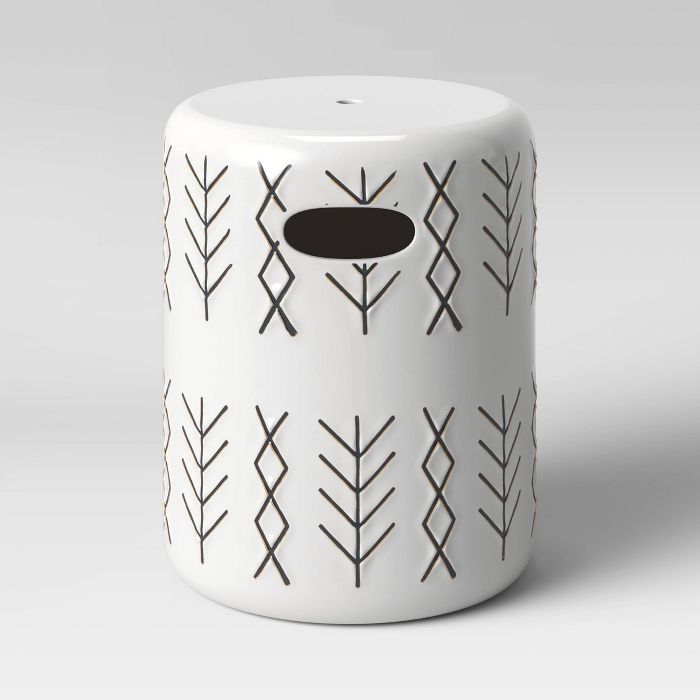 Ceramic Global Arrows Patio Accent Table - Opalhouse™ | Target