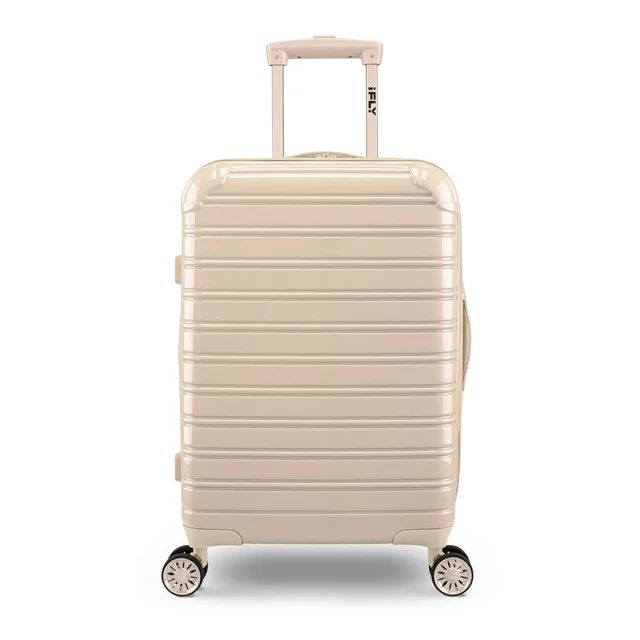 iFLY Hardside Fibertech Luggage 20" Carry-on Luggage, Champagne | Walmart (US)