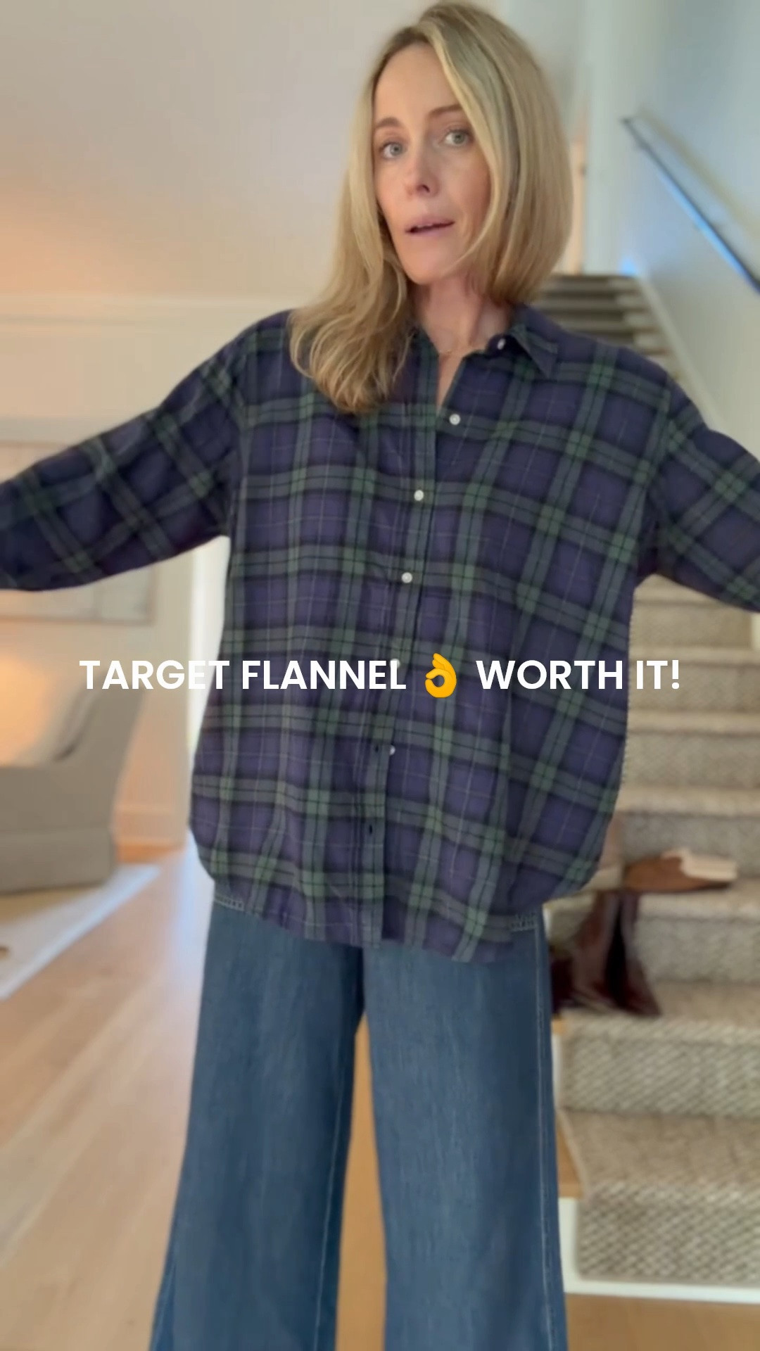 I sized up 2 sizes in the shirt and wearing size 2 in the jeans!