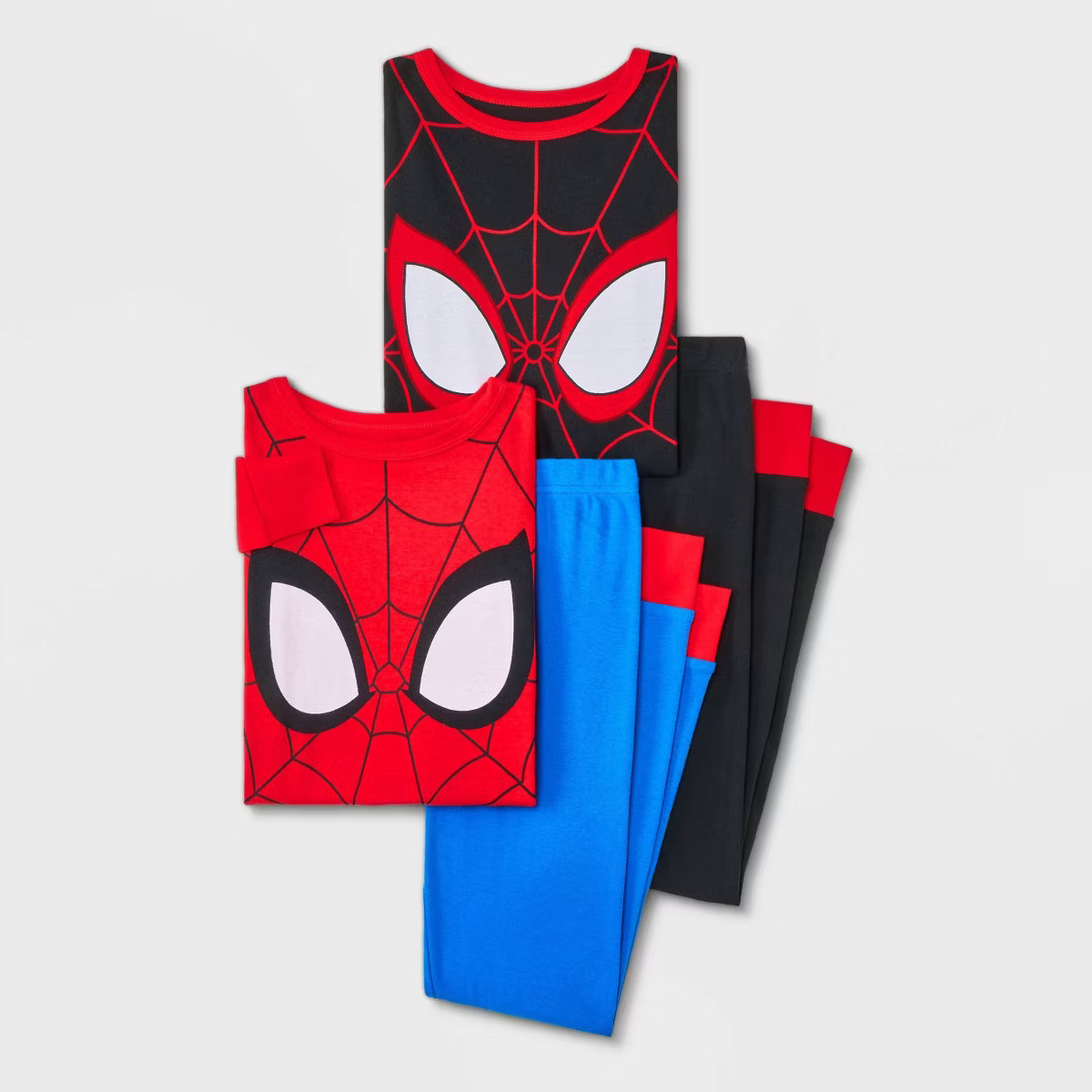 Boys' 4pc Spider-Man Long Sleeve Pajama Set - Red | Target