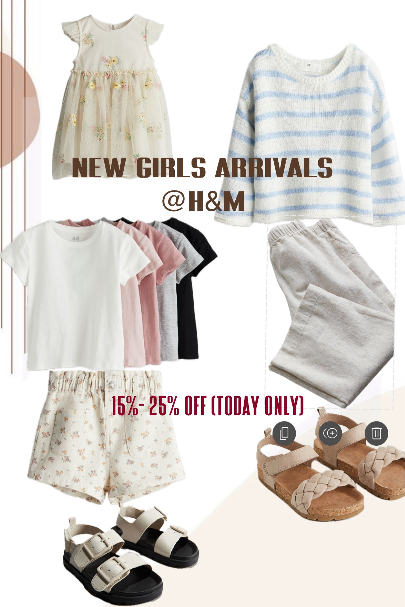 H&M finds | girls H&M new arrivals | H&M kids | girls spring outfits 15%-25% off online,today only 

#LTKsalealert #LTKkids #LTKstyletip