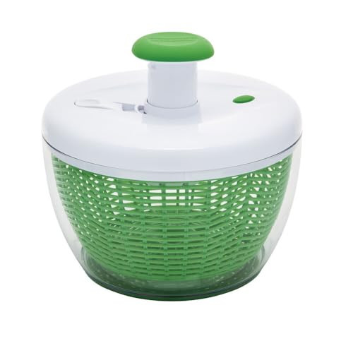 Farberware Professional Pump Small Salad Spinner with Bowl featuring Non Slip Grip, Small 3.16 Quart, Colander and Built in draining System for Fresh, Crisp, Clean Salad and Produce, Green | Amazon (US)