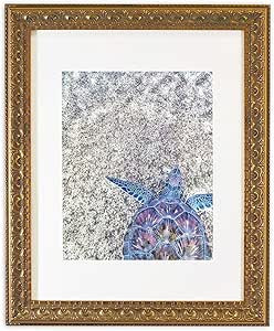 Golden State Art, 11x14 Photo Frame with White Mat for 8x10 Picture & Real Glass for Wall Display... | Amazon (US)