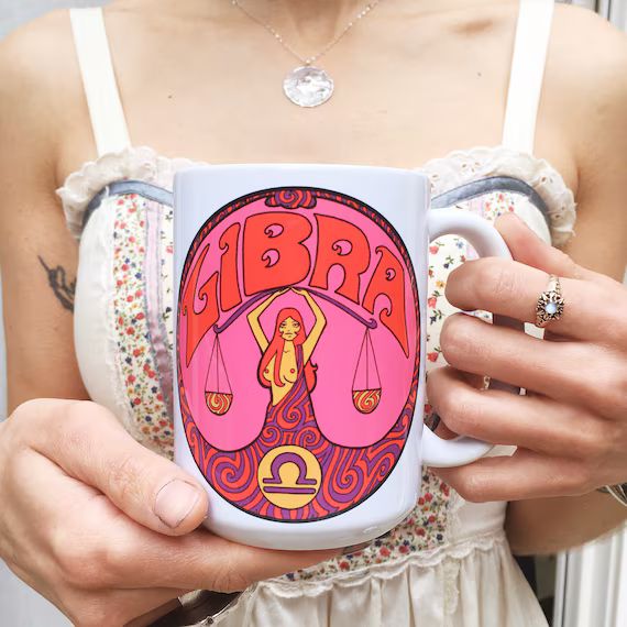 Libra Coffee Mug... Eco-friendly Packaging...zodiac Gift... - Etsy | Etsy (US)