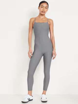 PowerSoft Ribbed 7/8 Cami Bodysuit | Old Navy (US)