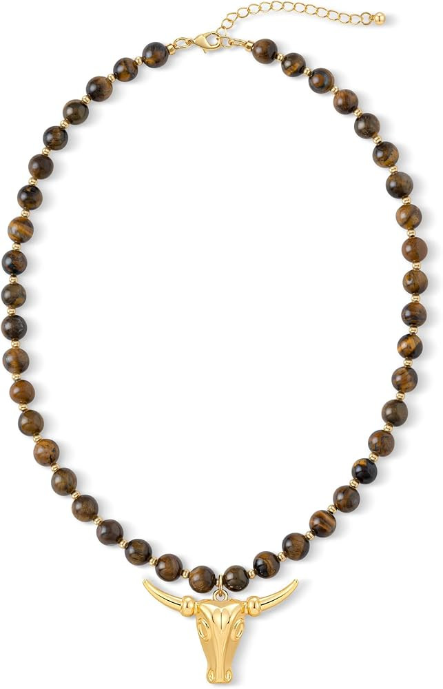 Western Cowgirl Beaded Necklaces for Women Country Concert Jewelry | Amazon (US)