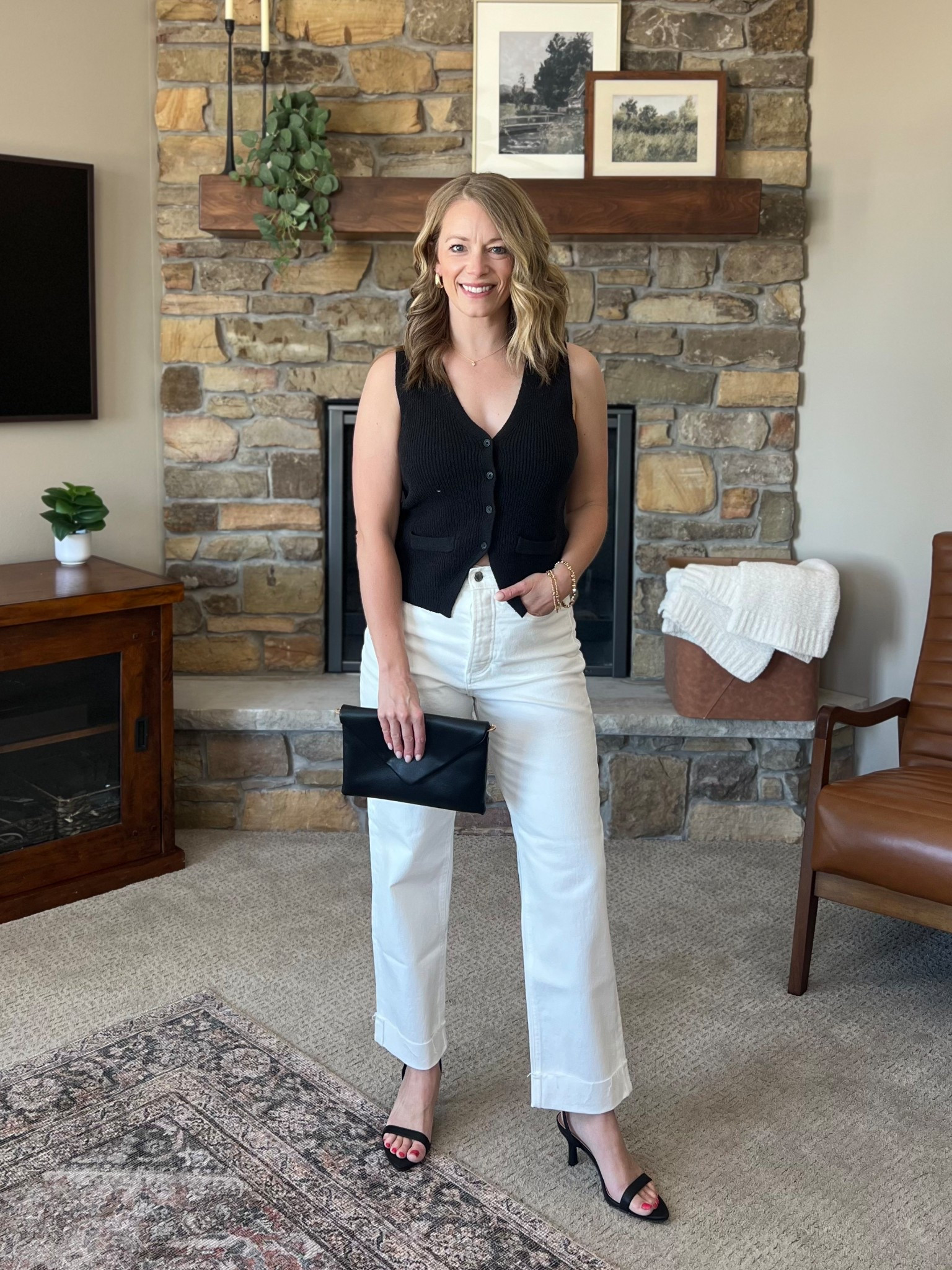 Such a cute, transitional look from Target. These jeans are great and love this feminine sweater vest 💕

#LTKFindsUnder50 #LTKOver40 #LTKSeasonal