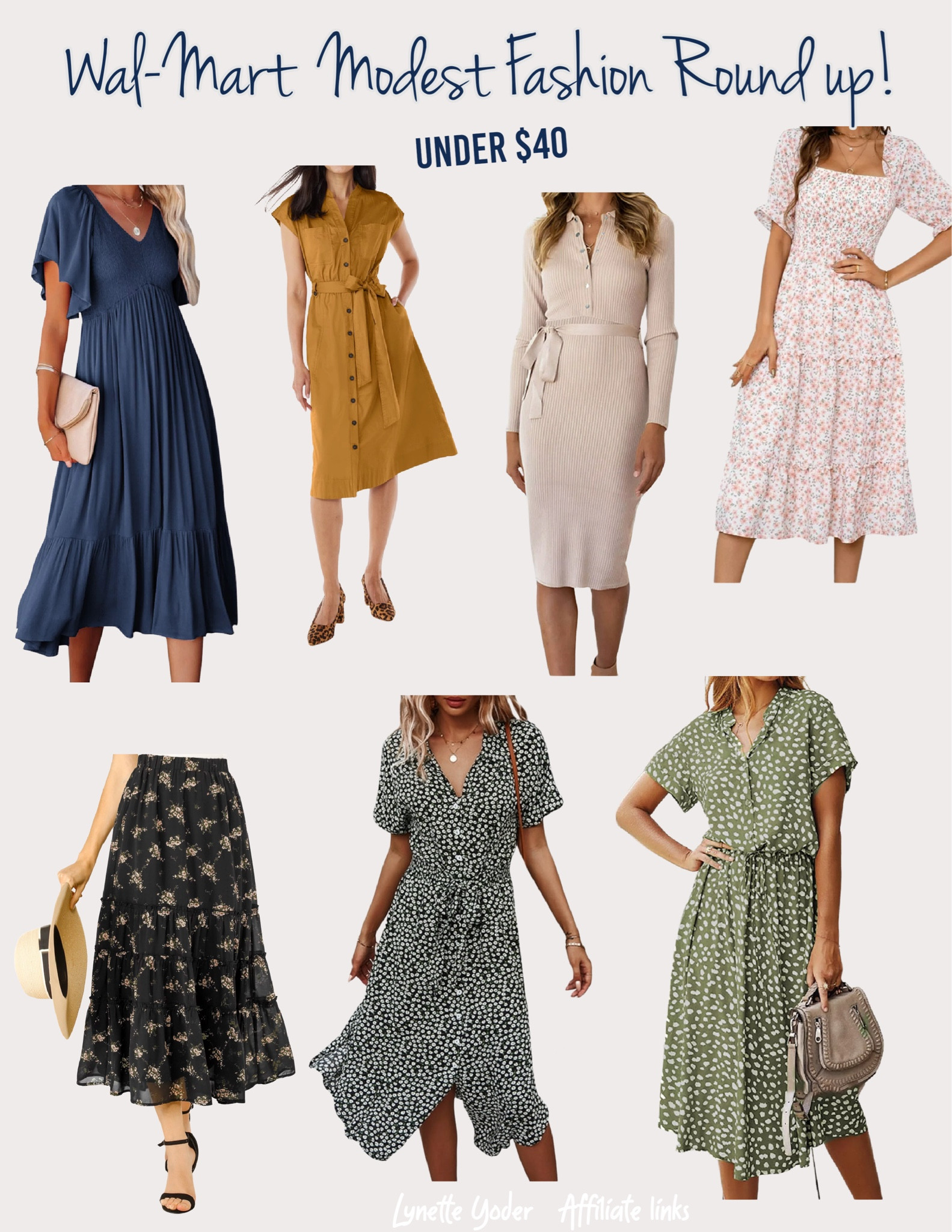 Walmart Modest Fashion Roundup. Fall dresses | wedding dresses | skirts 

#LTKstyletip #LTKSeasonal #LTKunder50