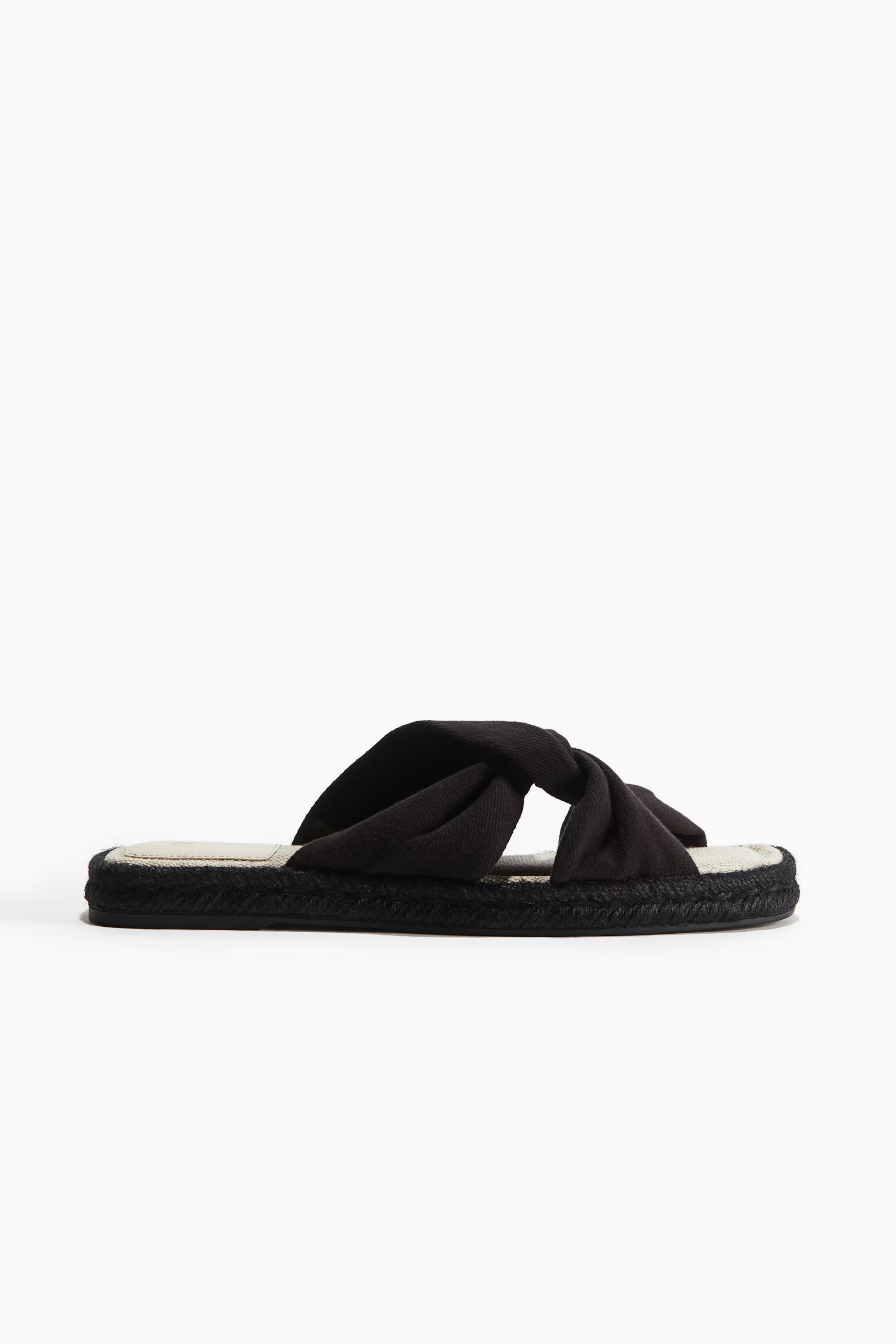 Twist-Detail Espadrille Sandals | H&M (US + CA)