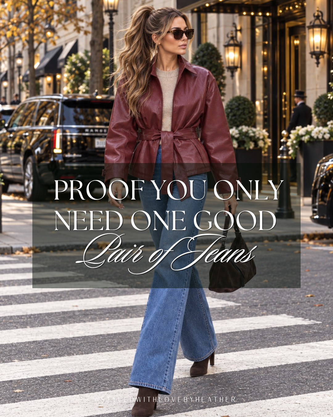Proof you only need ONE good pair of jeans 🤎👖
The perfect pair can take you from casual to effortlessly elevated with just a few styling swaps. ✨

Save this for outfit inspo + shop the look! 🛍️ 

 #LTKgrwm #LTKootd #LTKSeasonal