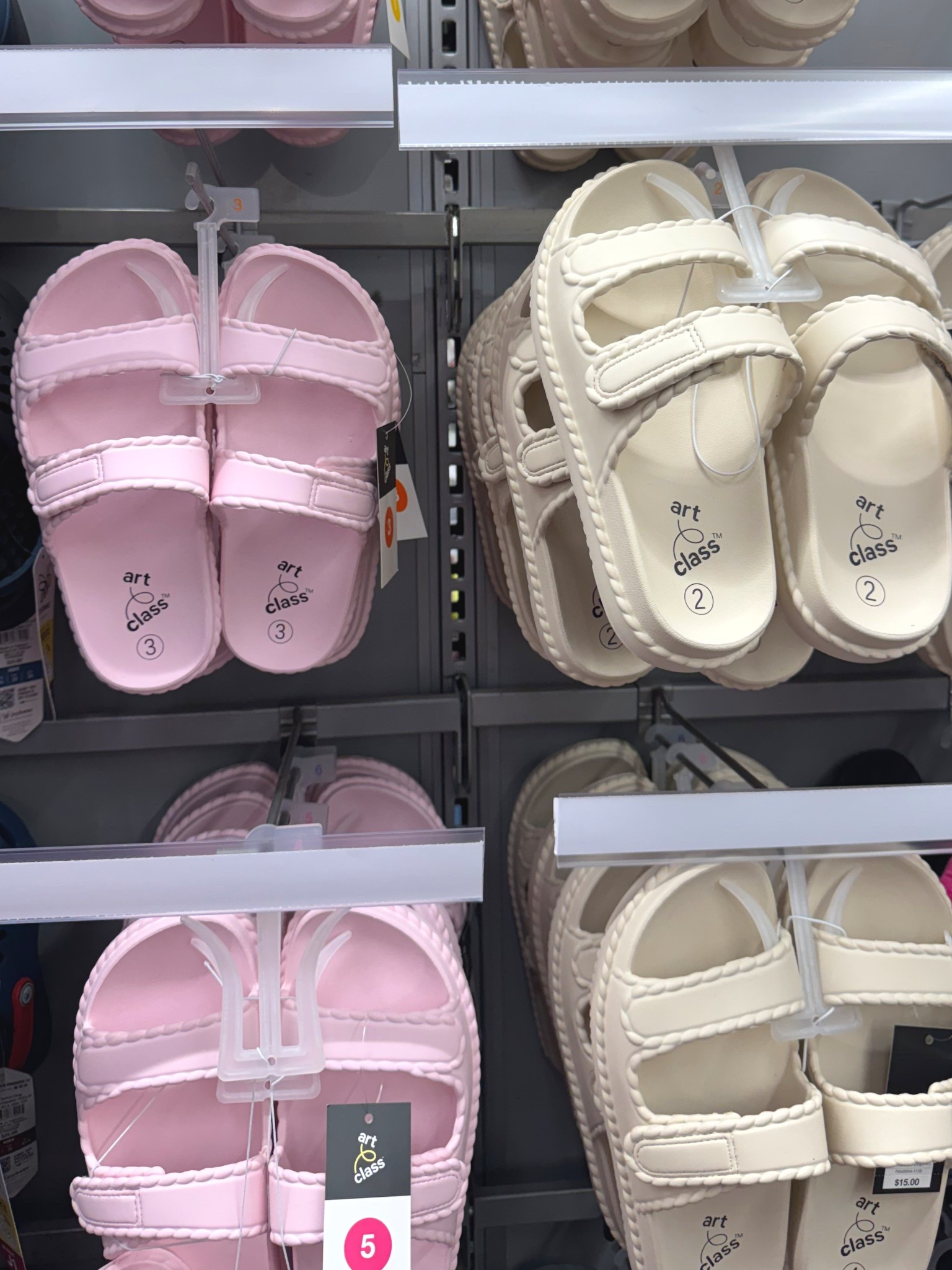 Target spring shoe find 🌸 These Art Class kids sandals are the cutest neutral + pink everyday shoes and only $15! Perfect for school, play, and spring outfits. They come in women’s sizes too

#LTKFindsUnder50 #TargetFinds #TargetStyle #KidsStyle #KidsFashion #SpringStyle #TargetKids #MomFinds #AffordableStyle #EverydayStyle @Target 

#LTKSeasonal #LTKKids #LTKSpringSale