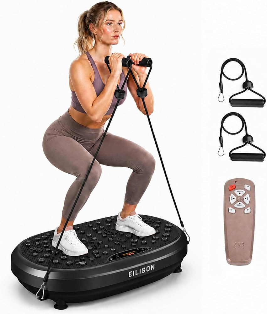 EILISON FitMaxx 3D XL Vibration Plate Exercise Machine with 120 Speeds | Amazon (US)