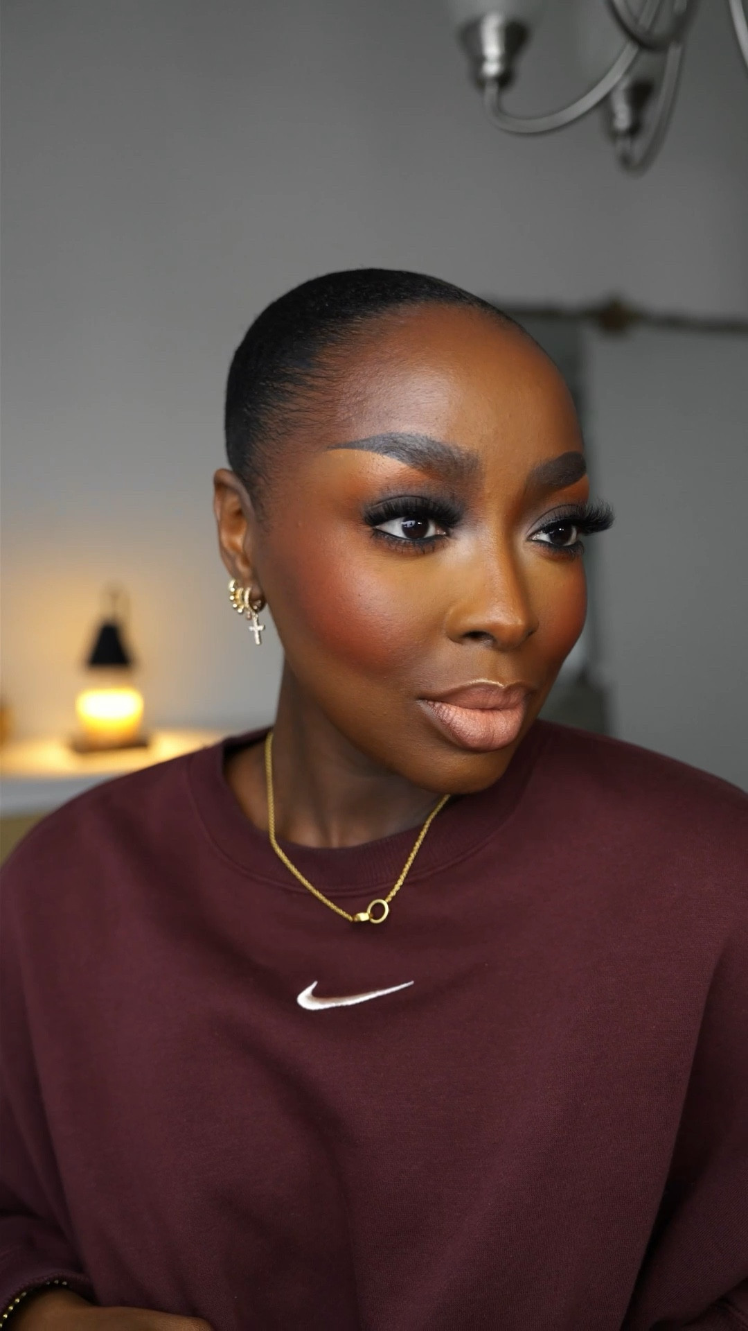 Do you want to see more wear tests? #GiorgioArmani #LuminousSilk #FoundationWearTest #WearTest #FoundationForDarkSkin 