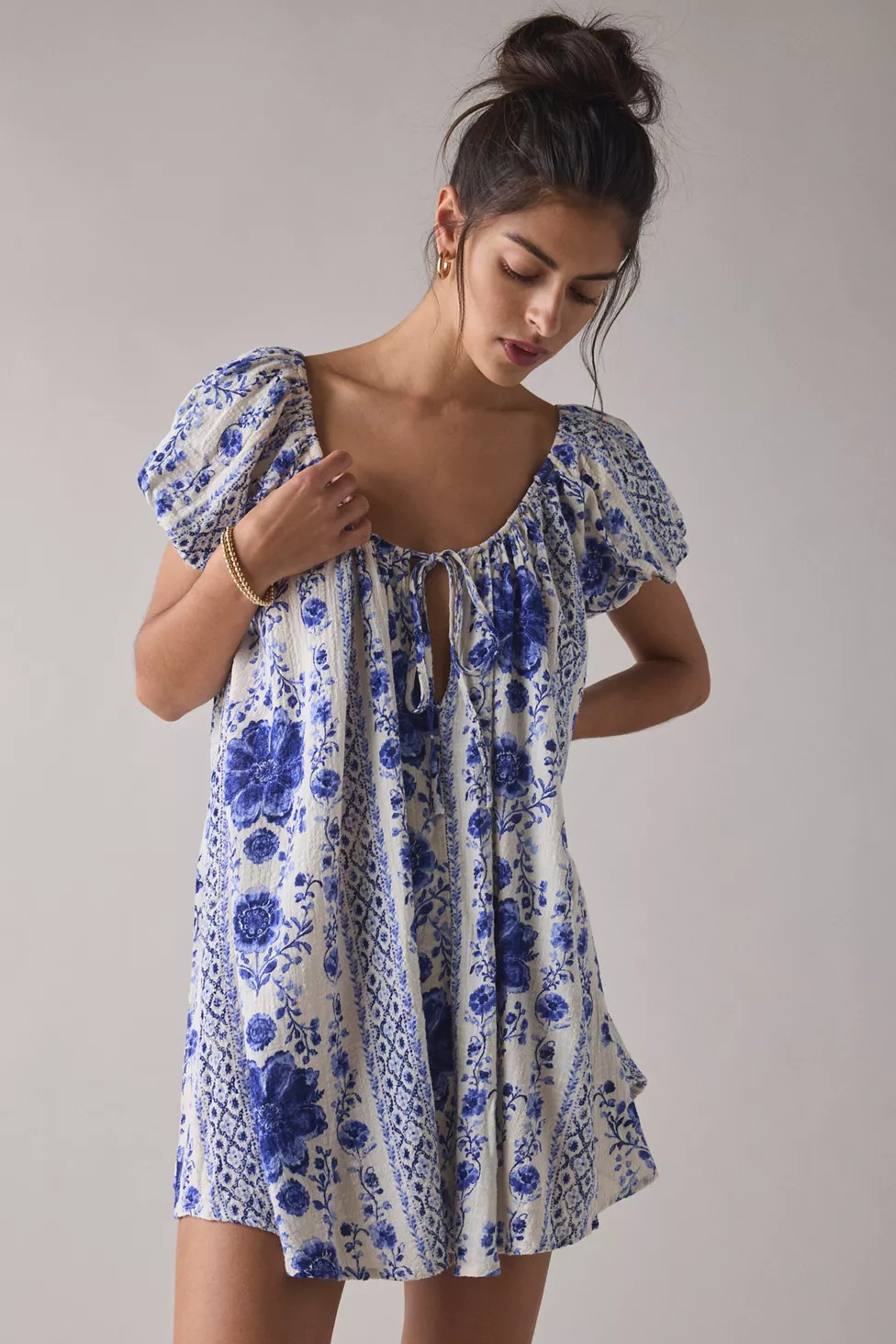 Out From Under Amara Cotton-Blend Slip Mini Dress | Urban Outfitters (US and RoW)
