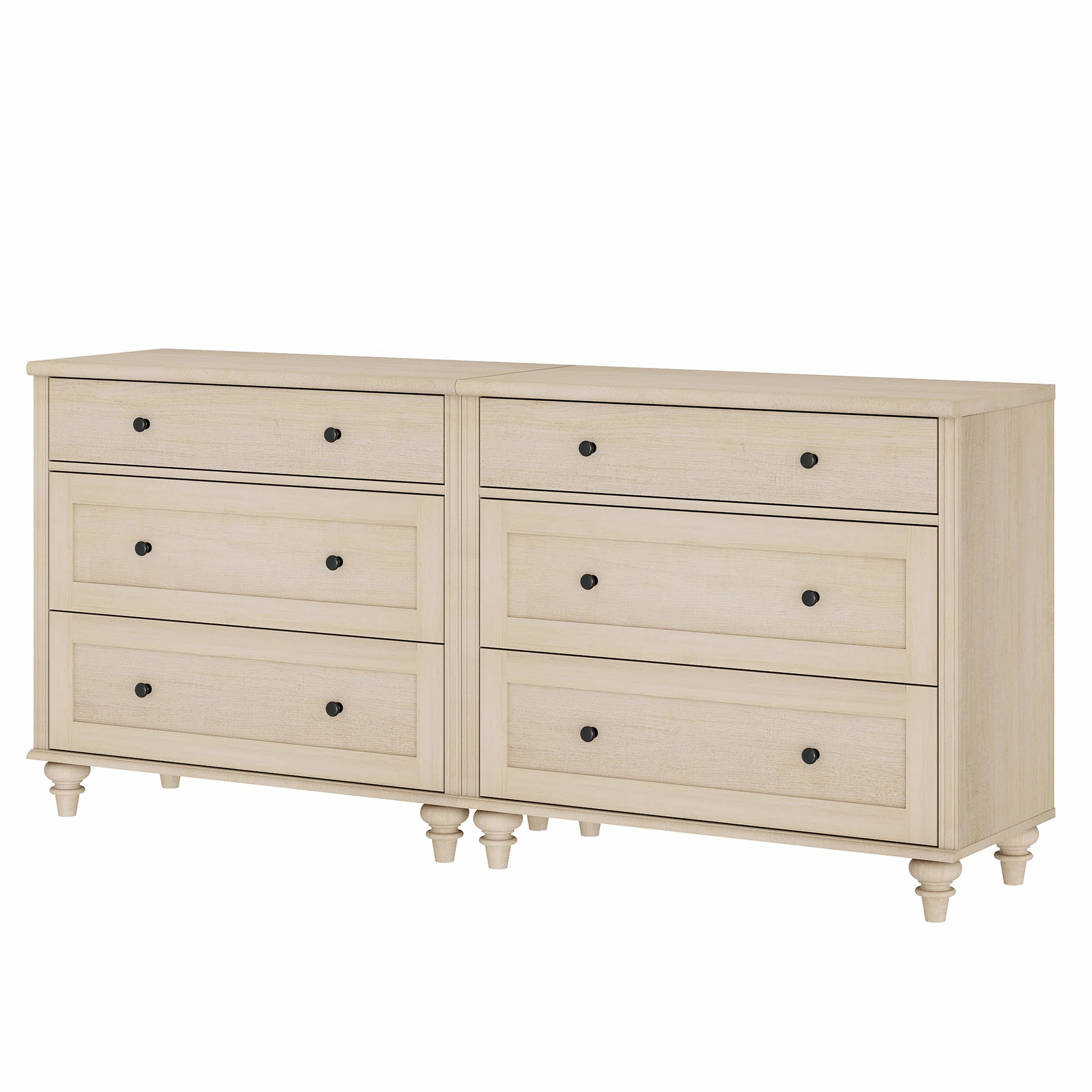 Ophelia & Co. Kids Dressers With 6 Drawers, Mid Century Modern Wooden Closet Storage Organizer Fo... | Wayfair North America