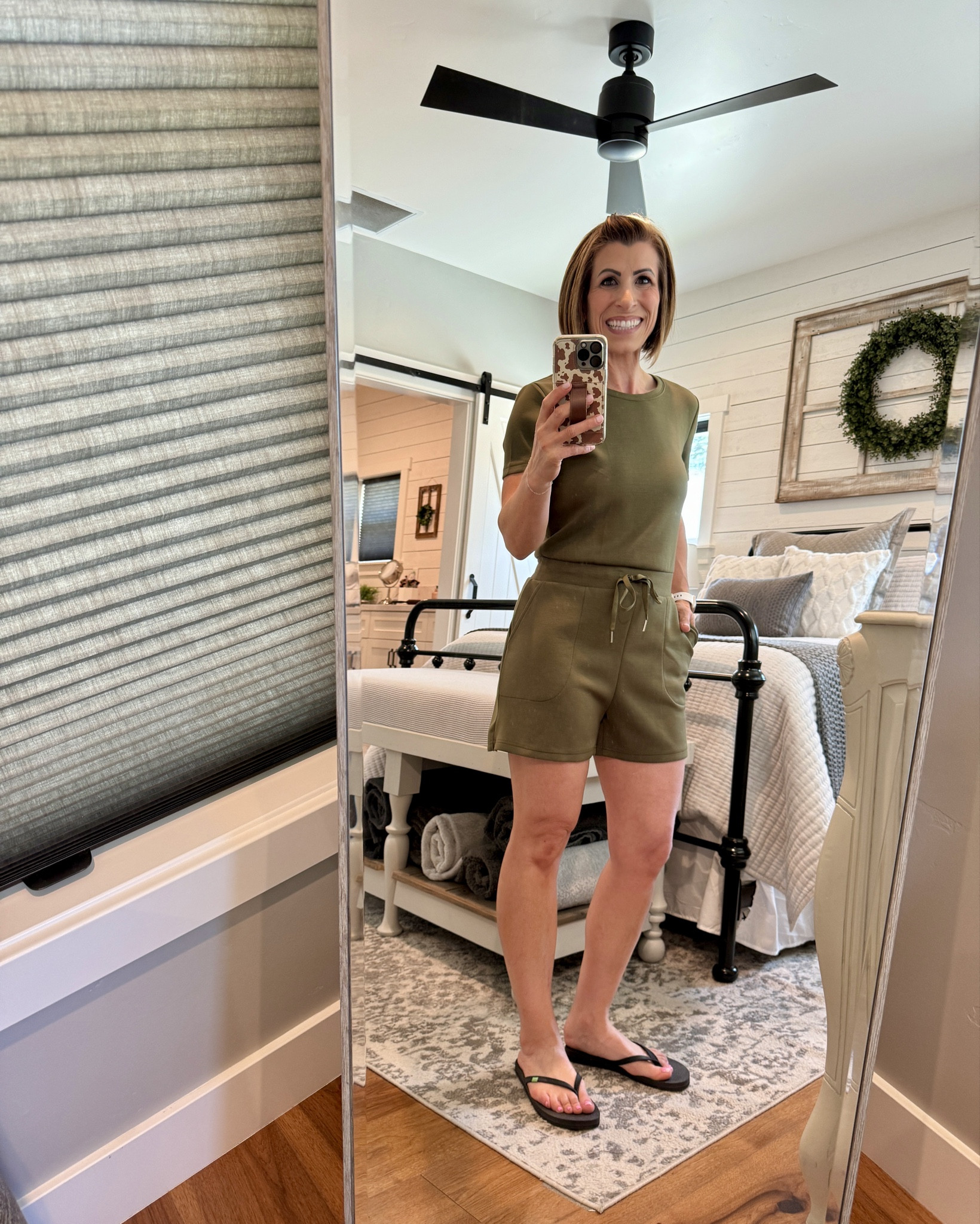 I love this romper! I have it in the long pant version, the sleeveless version! It’s comfortable and can be dressed up or down! Fits TTS - I’m in a small 

#LTKStyleTip #LTKOver40 #LTKFindsUnder50