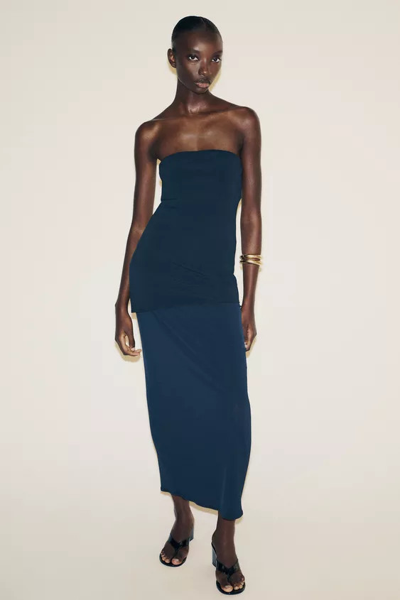 STRAPLESS DRESS | Zara US