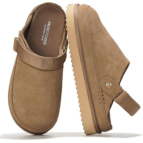 Women's Clog Slippers Platform Clogs Silppers Slip on Shoes Adjustable Comfortable | Amazon (US)