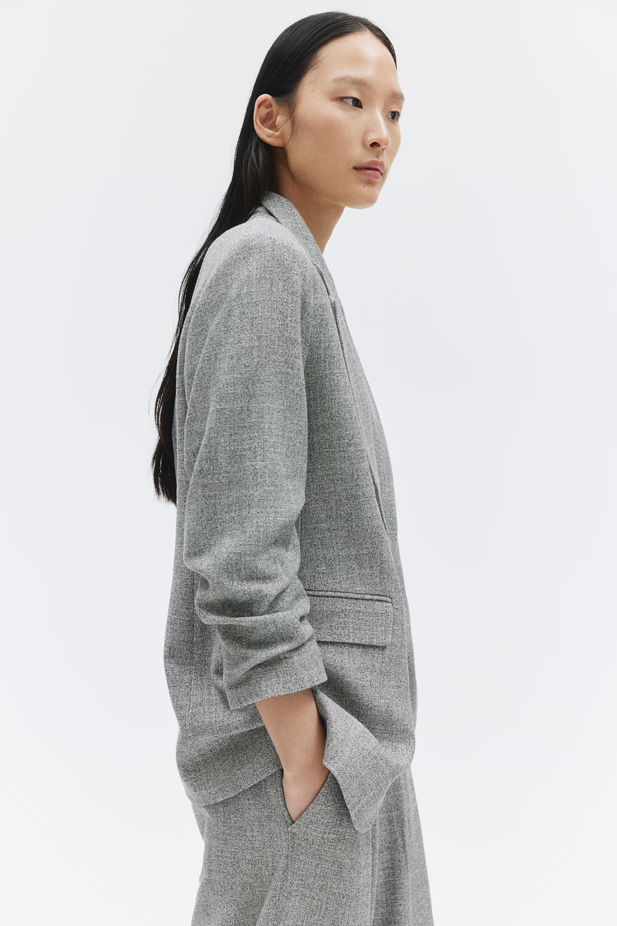 Gathered-sleeve Jacket | H&M (US + CA)