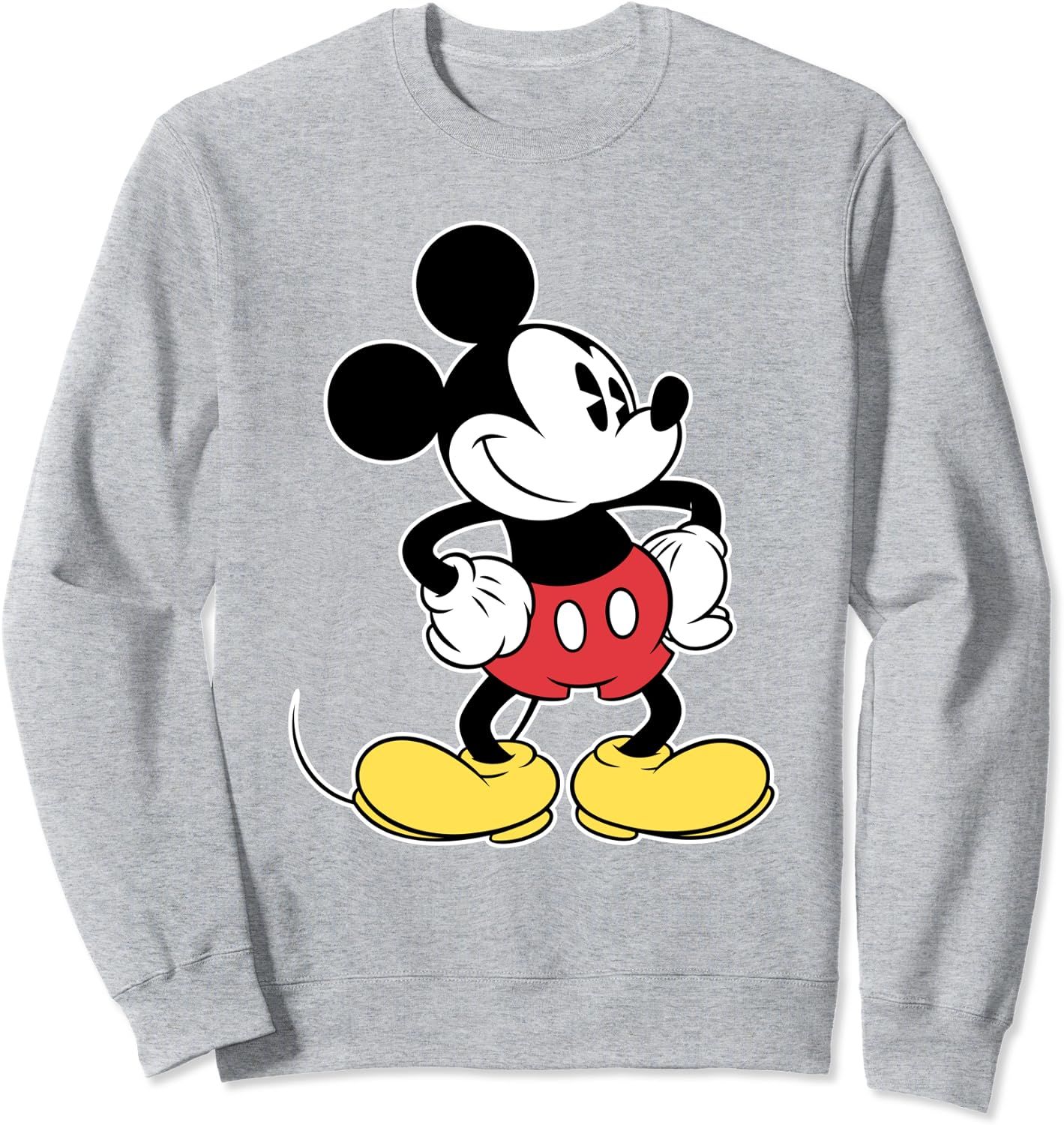 Disney Classic Mickey Mouse Pullover Sweatshirt | Amazon (US)