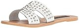 STEVEN by Steve Madden Women's Greece-S Sandal, White Leather, 10 M US | Amazon (US)
