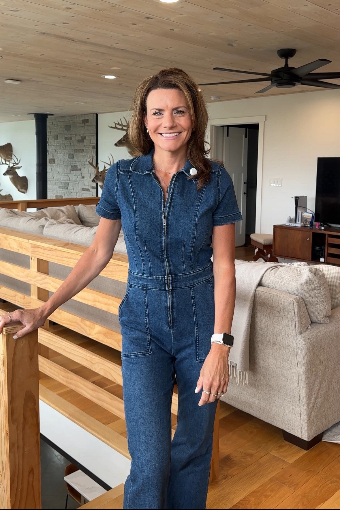 Filming day and this is a favorite jumpsuit! 

#LTKFindsUnder50 #LTKWorkwear #LTKOver40