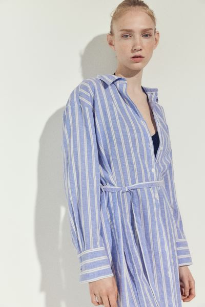 Linen-blend Shirt Dress | H&M (US + CA)