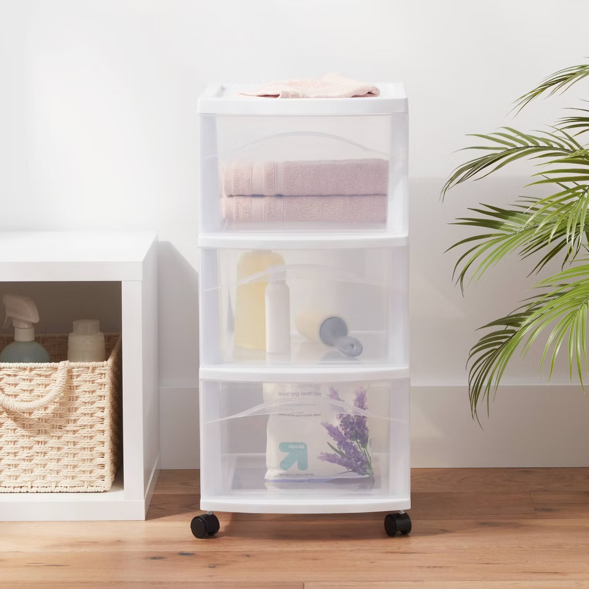 3 Drawer Medium Cart White - Brightroom™ | Target