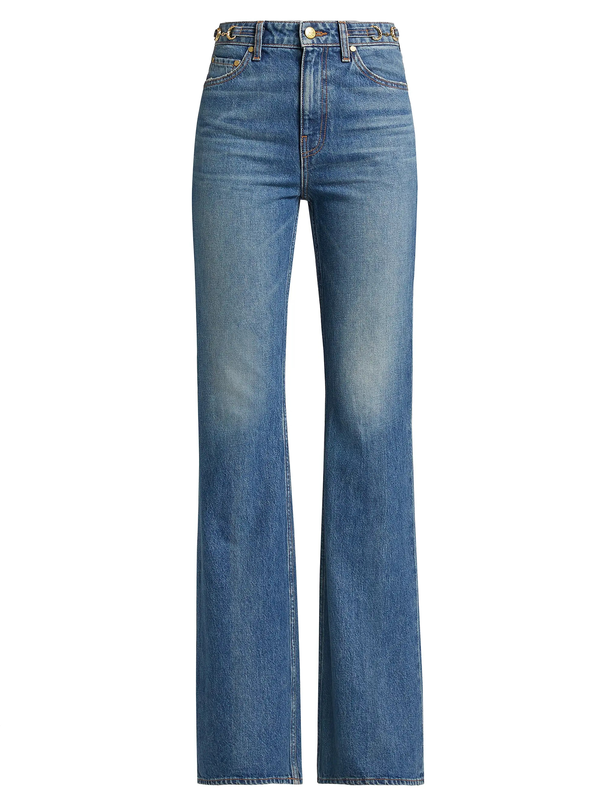 The Colette High-Rise Wide-Leg Jeans | Saks Fifth Avenue