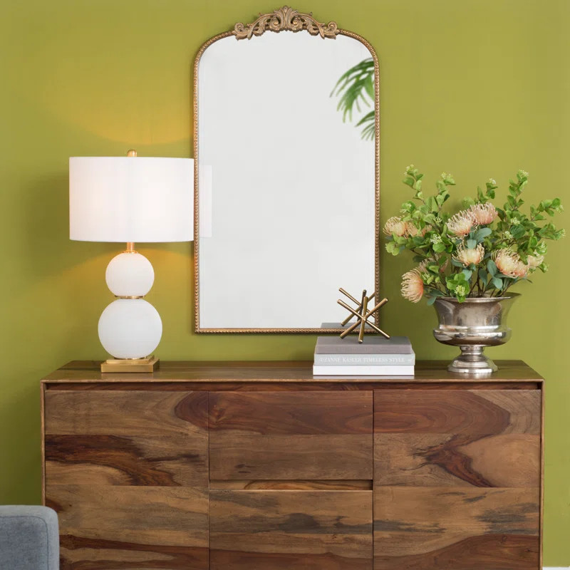 Emmeline Metal Flat Wall Mirror | Wayfair North America