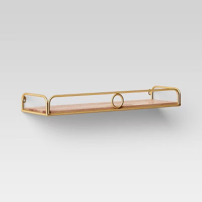 Decorative Wall Shelf Gold - Opalhouse™ | Target