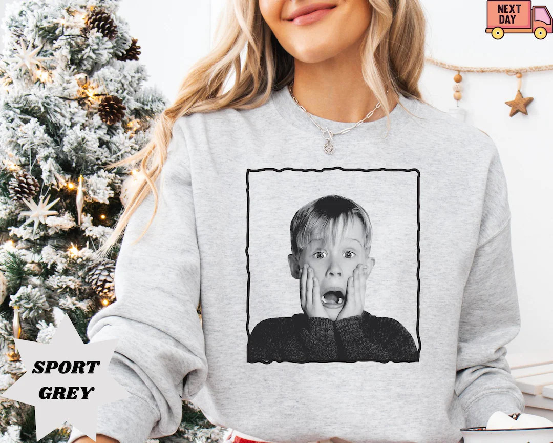 Home Alone Sweatshirt | Movies Inspired Funny Christmas Holiday Sweatshirt, Hoodie, Gift for Her,... | Etsy (US)