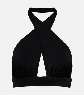 Crossover halterneck bikini top | Mytheresa (US/CA)